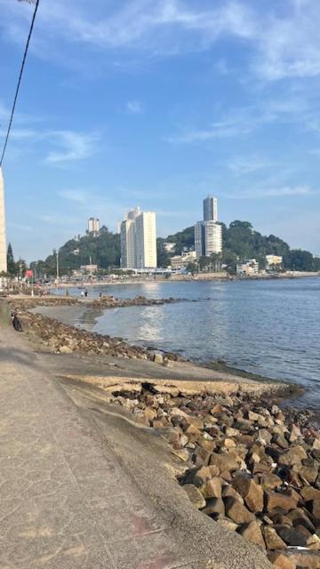 Ferienwohnung Apartamento Na Praia De Itarare São Vicente Exterior foto